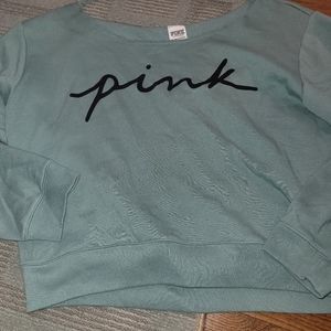 Preloved Victoria's secret crop sweatshirt size xl